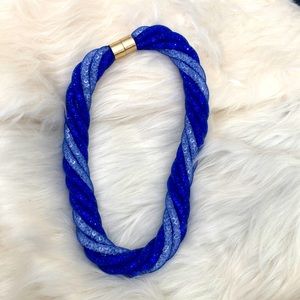 Blue necklace